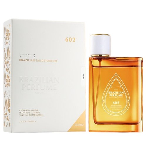 MOSYFEIBI Brazilian Eau de Parfum 602 - Irresistible Sunshine Fragrance with Pistachio, Almond, Jasmine, Vanilla & Salted Caramel, Hair & Body Perfume Mist, 3.4 Fl Oz
