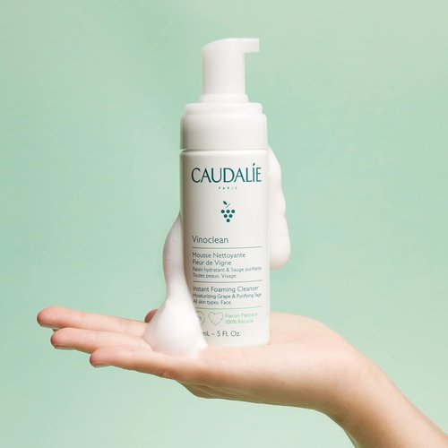 Caudalie Vinoclean Gentle Foaming Facial Cleanser - Instant Refresh for All Skin Types