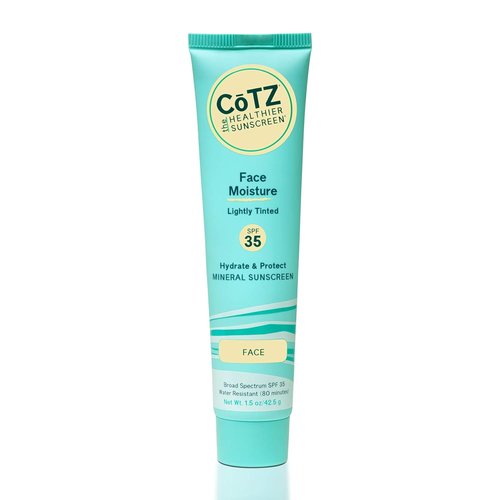 CoTZ Face Moisture Tinted Mineral Sunscreen - Broad Spectrum SPF 35 | 1.5 oz / 42.5 g