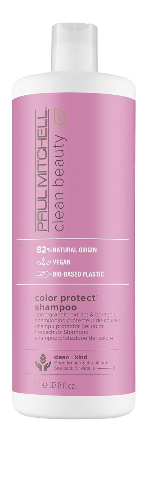 Paul Mitchell Clean Beauty Color Protect Shampoo - Gently Cleanses & Protects Color-Treated Hair