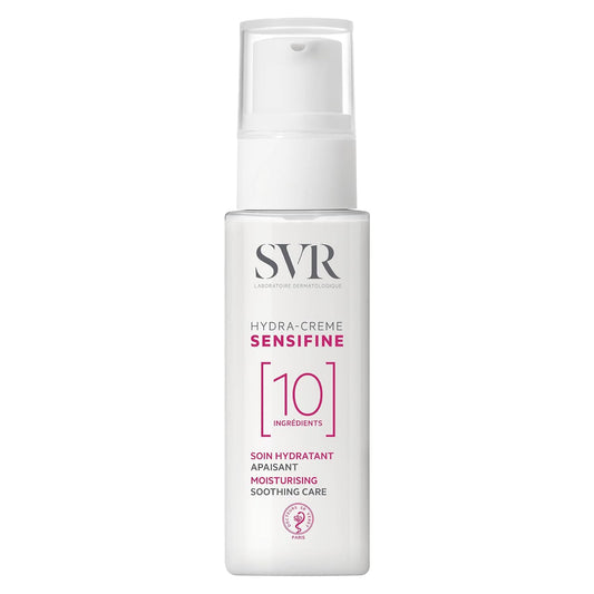 SVR Sensifine Hydra Face Cream - Fragrance-Free Moisturizer for Normal to Dry Skin | 24hr Hydration, 1.3 Fl. Oz.