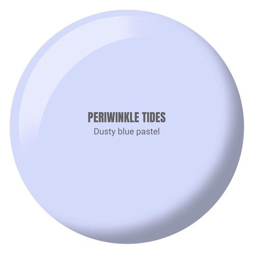 DND Gel Polish | Coquette Collection - Chip-Free UV/LED Nail Polish Duo in 107 Periwinkle Tides, 0.5 Fl Oz