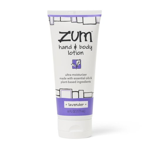 Indigo Wild Zum Hand & Body Lotion - Natural Moisturizer with Shea Butter & Jojoba Oil - Lavender - 6 fl oz