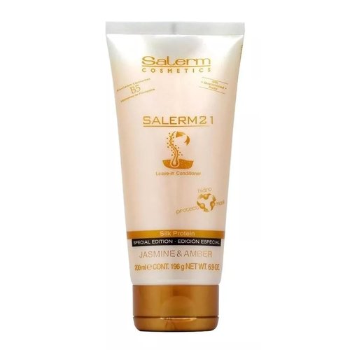 Salerm - Leave-In Mask and Conditioner - 21 Jasmine and Amber - 200 ml - Deep Hydration & Anti-Frizz