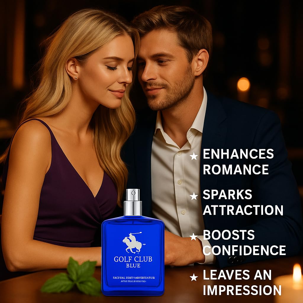 Skiennix Men's Perfume - Long-Lasting Sports Fragrance Eau de Toilette in Elegant Blue Glass Bottle (100ml)