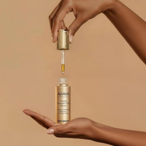 AHAVA Crystal Osmoter X6 Serum - Youth Booster for Intense Wrinkle Reduction & Radiant Glow | 1 Fl. Oz