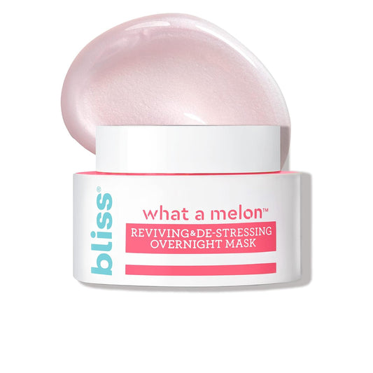 Bliss What A Melon Overnight Facial Mask - Reviving Hydration & Nourishment - 1.7 Oz - Vegan & Cruelty-Free
