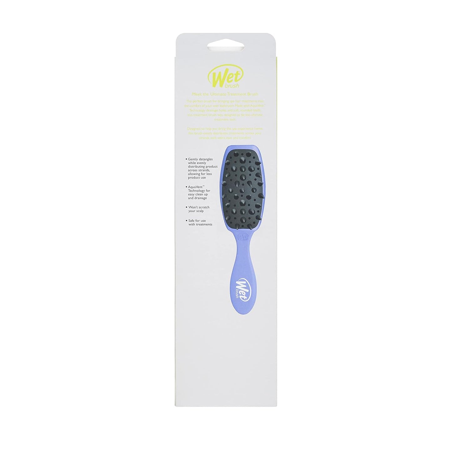 Wet Brush Custom Care Treatment Brush - Purple for Effortless Detangling and Smooth Hair