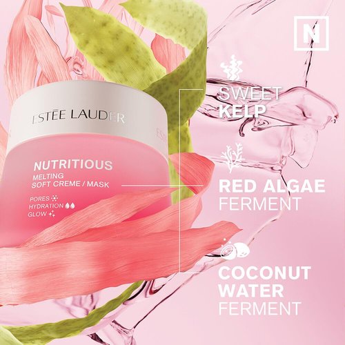 Estée Lauder Nutritious Melting Soft Cream Moisturizer - Niacinamide Face Mask for Pore Minimizing