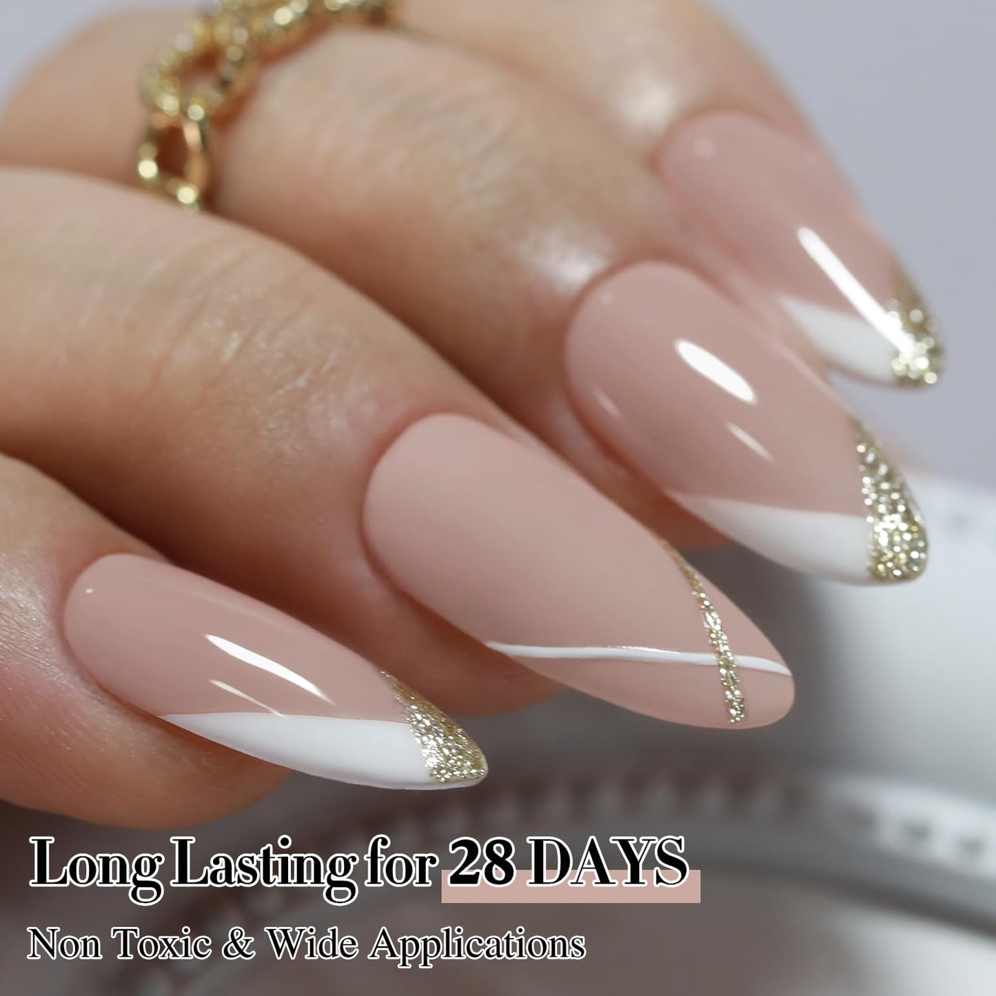 Skiennix Double Rhythm Gel Polish - Milky Khaki Sheer Pastel 15ML | Perfect for Nail Art at Home