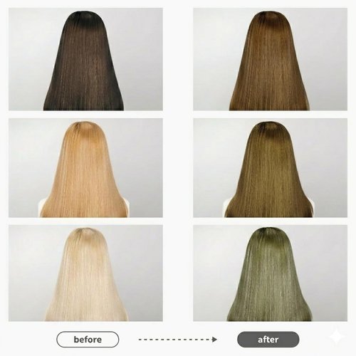 eZn Pudding Hair Dye - Ammonia-Free, No-Drip Formula for Sensitive Scalps | Sahara Sandy, Long-Lasting Gray Coverage