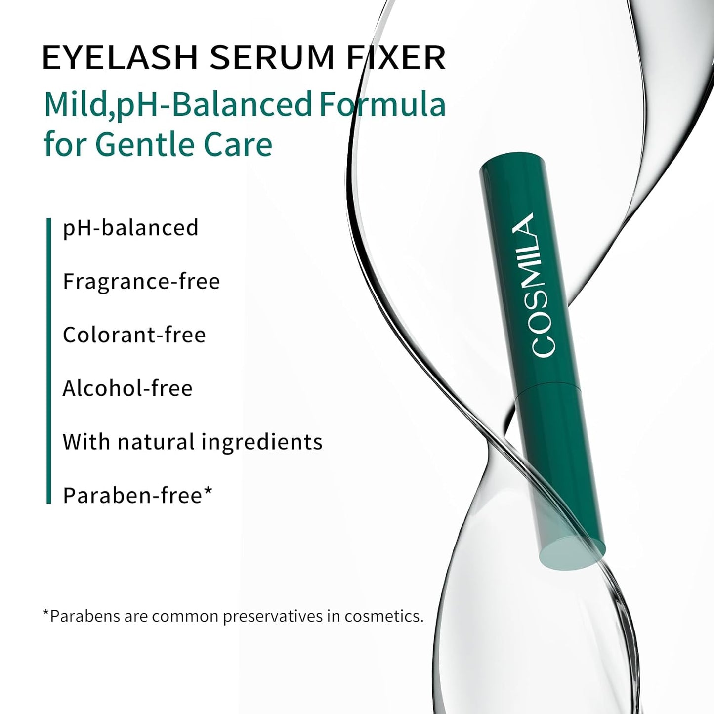 Skiennix Lash Conditioner & Serum - 3-in-1 Primer, Clear Mascara - Strengthens & Styles - Vitamin-Enriched - 5ml