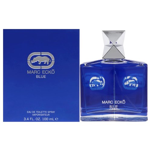 Marc Ecko Blue Eau de Toilette Spray - Refreshing Fragrance for Men | 3.4 Ounce