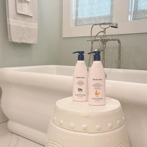 Noodle & Boo 2 Piece Bundle Super Soft Moisturizing Lotion for Daily Baby Care, 16 Fl Oz Kinder 3-in-1 Shampoo, Conditioner & Body Wash for Baby, 16 Fl Oz.