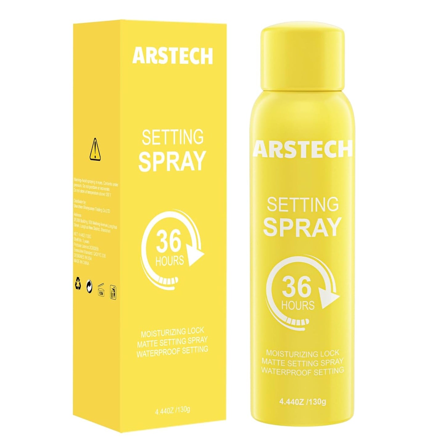 Skiennix Setting Spray - Long-Lasting Makeup Fixer with Vitamin C | Ultra-Fine Dewy Mist, 4.44 oz