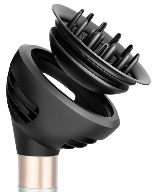 Dyson Wave Curl Diffuser Attachment - Upgraded Hair Diffuser Nozzle for Faster Curl Definition | Grey