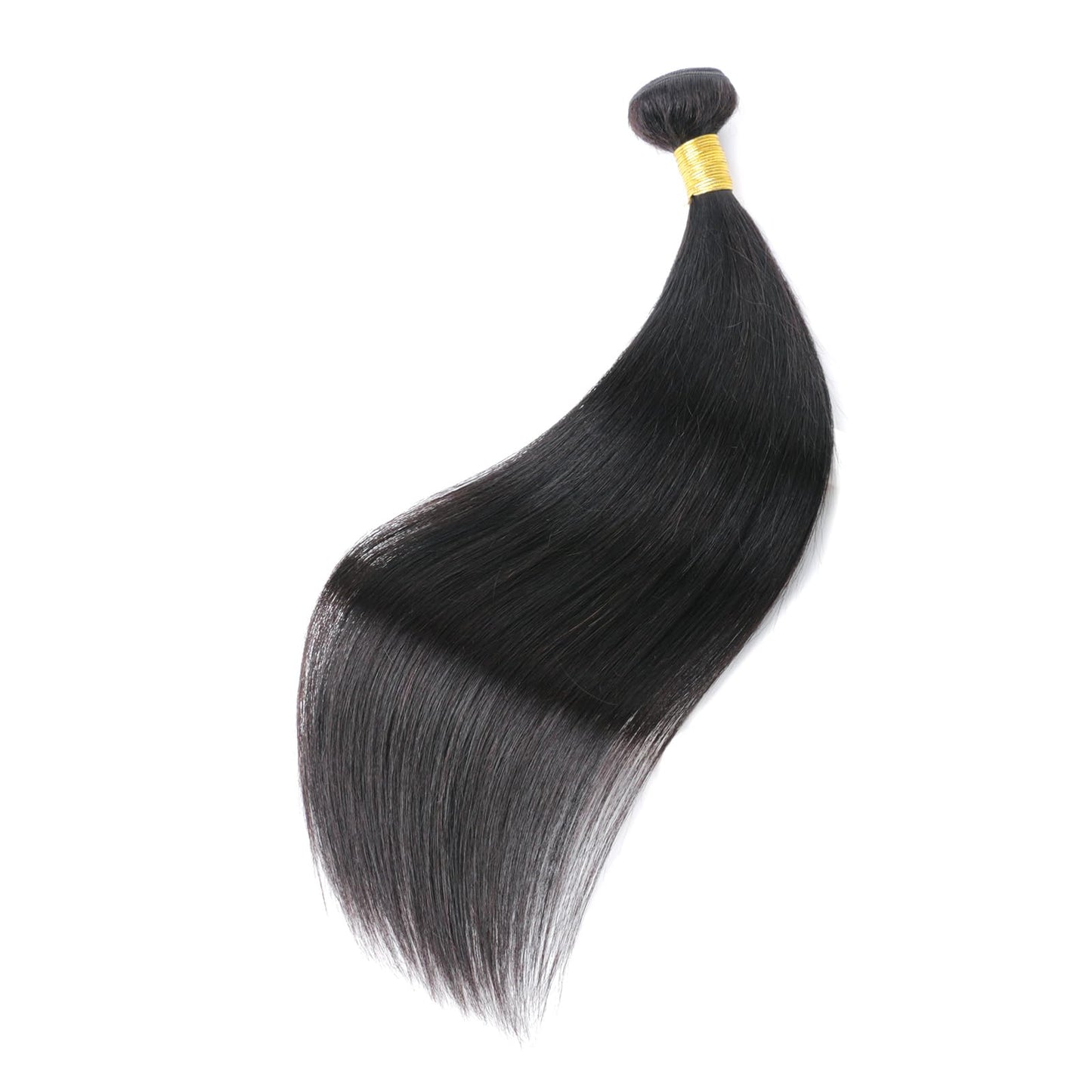 huarisi Brazilian Virgin Bundles Human Hair Straight 20 Inch 100% Unprocessed Virgin Hair 1 Bundles Straight Weave Human Hair Bundles 10A Straight Hair Single Bundle