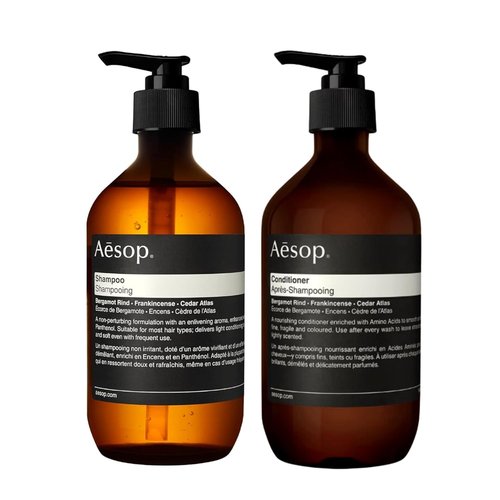 Aesop Shampoo and Conditioner Set - Purifying & Hydrating Hair Care Duo | Gentle, Color-Safe | 16.9 oz (Set of 2)