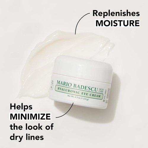 Mario Badescu Hyaluronic Eye Cream - Oil-Free Moisturizer for Combination, Oily & Sensitive Skin | 0.5 oz