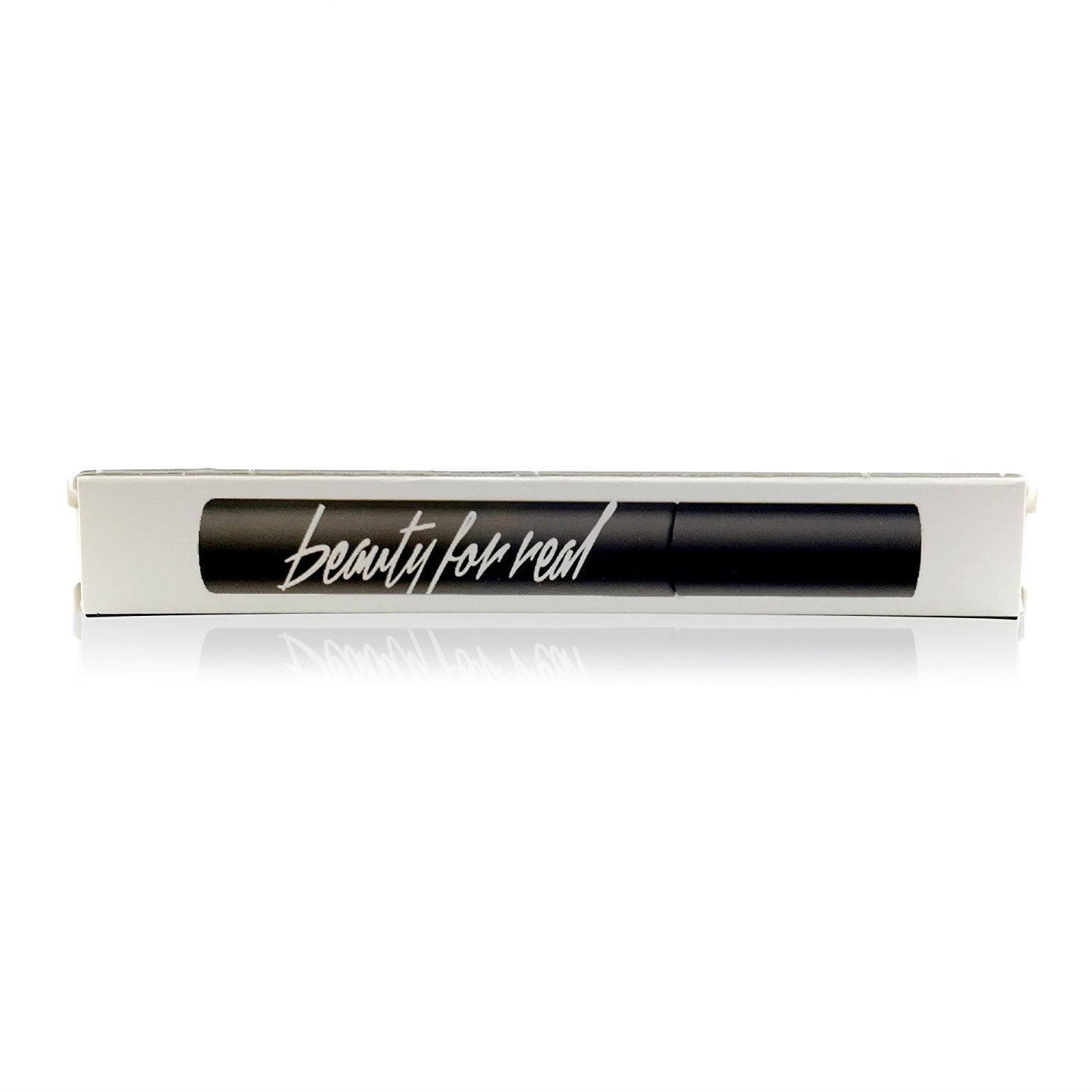 Beauty for Real Hi-Def Mascara, Just Black - Defining & Volumizing Lash Definer, Curls Lashes - Humidity & Smudge Proof - Micro Brush Ensures Versatile Application - 0.31 fl oz