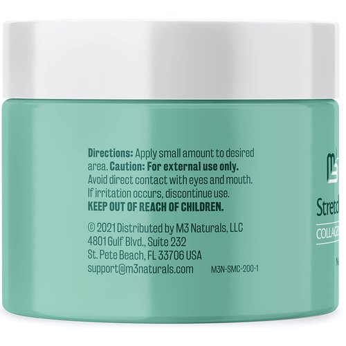 M3 Stretch Mark Cream - Collagen & Stem Cell Infused Maternity Skincare | Green Tea & Raspberry Ketones