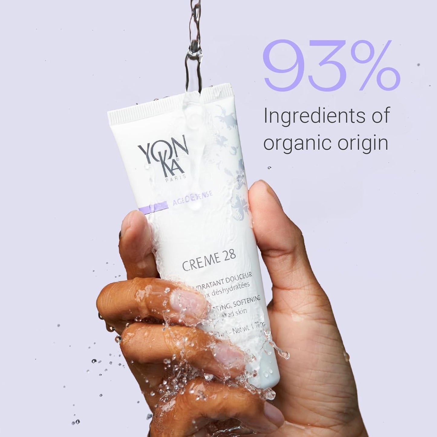 Yon-Ka Crème 28 - Soothing Daily Face Moisturizer with Olive Oil & Vitamins C & E | Hydrating Cream for Dry Skin | 1.79 fl oz