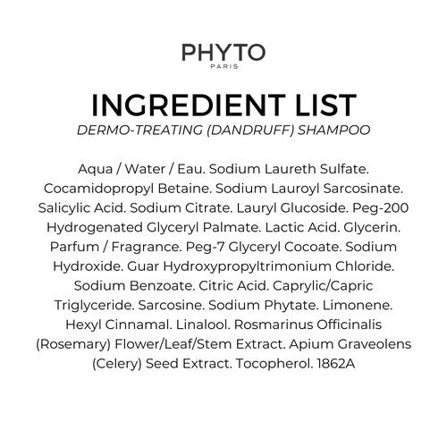 PHYTO Scalp Solutions Dandruff Shampoo - Anti-Flake & Anti-Itch Treatment, Sulfate-Free, 8.45 fl oz