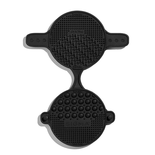 Sigma Beauty - Palmat® Makeup Brush Cleaner - Travel-Friendly & Palm-Sized - Black