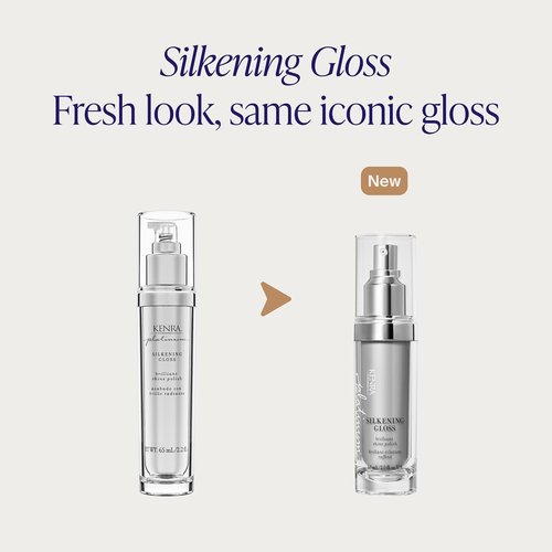 Kenra Platinum Silkening Gloss - Brilliant Shine Polish for Frizz Control | Lightweight Humidity Protection | Ideal for Medium to Coarse Hair