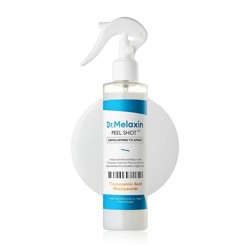 Dr. Melaxin TX Peel Shot - Body Exfoliating Spray with Tranexamic Acid & Niacinamide, 200ml | Brightening Care for Uneven Skin Tone