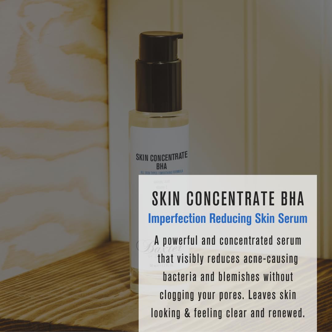 Baxter of California BHA Concentrated Serum for Men - Imperfection Reducing | Unscented | 1.7 fl oz