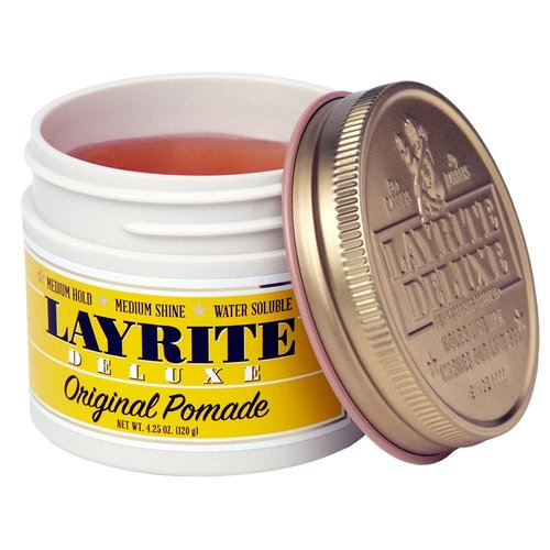 Layrite Original Pomade - Strong Hold Hair Styling Cream for All Hair Types | 4 oz