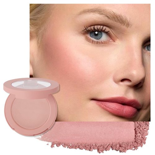 Regine Switzerland Matte Blush Palette - Lightweight Pink Peach Powder for Effortless Natural Finish | Vegan & Cruelty-Free
