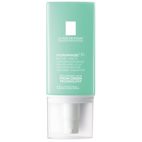La Roche-Posay Hydraphase HA Rich - Hyaluronic Acid Face Moisturizer for Dry Skin | 72HR Hydration, 50 ML