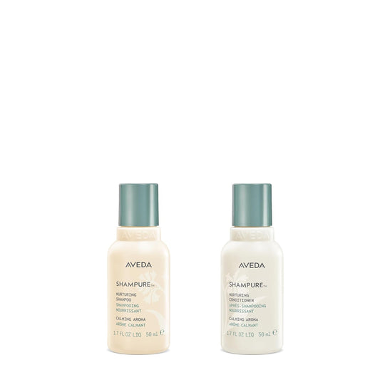 Aveda Shampure Nurturing Shampoo & Conditioner Duo - Daily Silicone-Free Care for Normal to Medium Hair | Travel Size