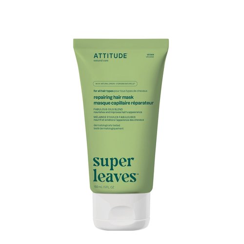 ATTITUDE Repairing Hair Mask - Nourishing Formula with Abyssinian Oil & Argan Oil | Vegan, 5 Fl Oz