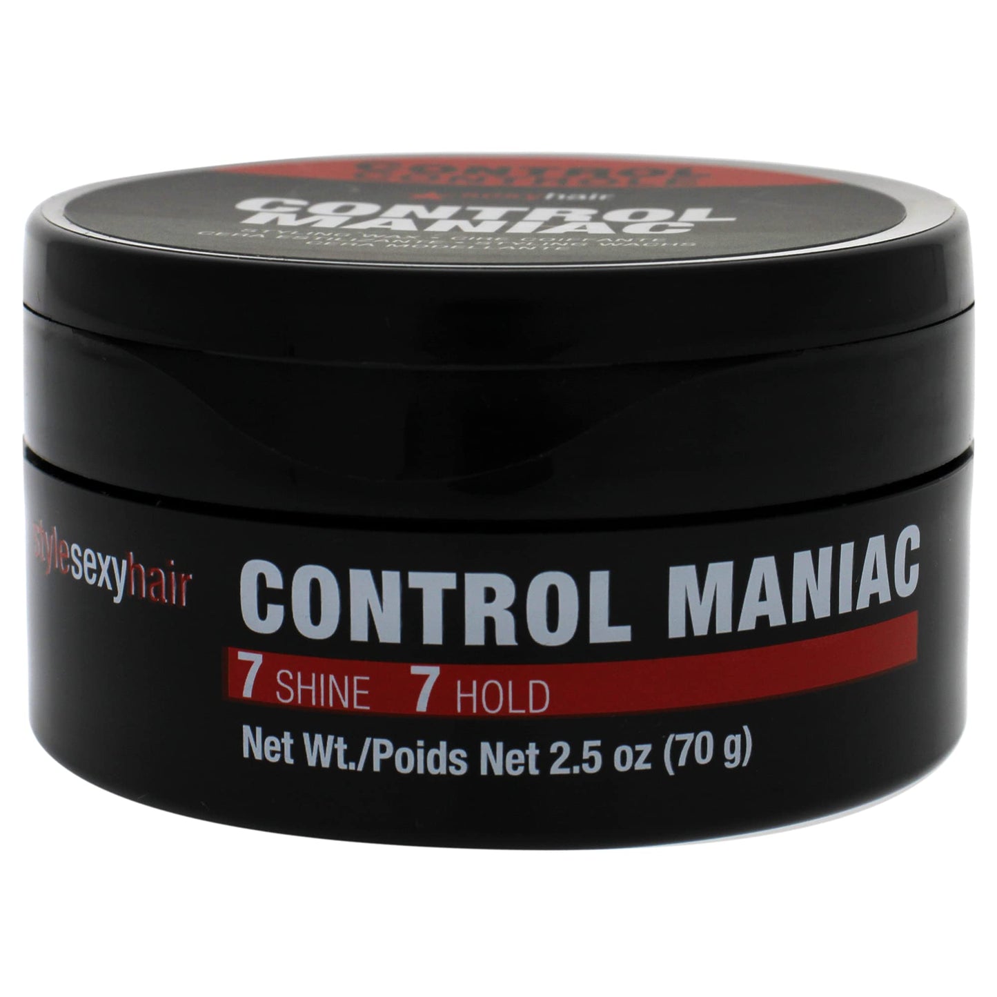 SexyHair Style Control Maniac Styling Wax, 2.5 Oz | Provides Definition | Long Lasting Shapes and Styles | Adds Shine