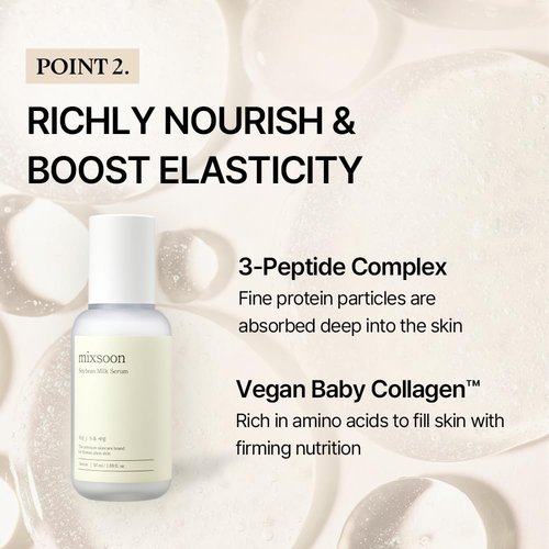 Mixsoon Soybean Milk Serum - Hydrating Face Milk Moisturizer for Smooth, Firm Skin | 50ml / 1.69 fl. oz.