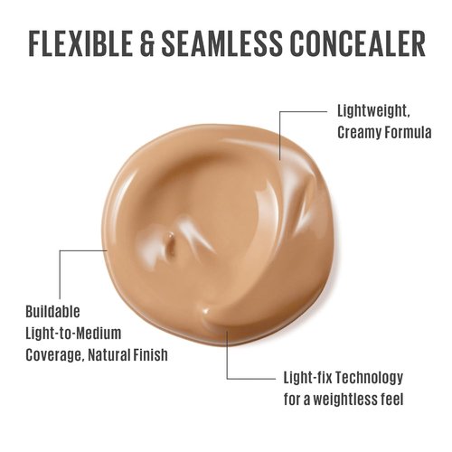 Kaja Liquid Concealer - Buildable, Lightweight Formula for Light-to-Medium Coverage | 07 Sweet Toast, 0.21 Oz