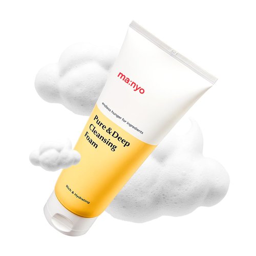 MANYO Pure Deep Cleansing Foam - Facial Cleanser for Pores & Blackheads | 6.7 fl oz (200ml)