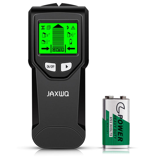 Stud Finder Wall Scanner - 5 in 1 Stud Finder Tool w/Smart Chip and HD LCD Display, Stud Detector Beam Finders for the Center and Edge of Wood AC Wire Metal Studs Joist Pipe (‎Dark Aqua)