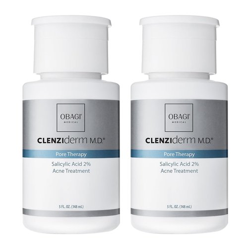 Obagi CLENZIderm M.D. Pore Therapy Exfoliating BHA Toner - Unclogs Pores with 2% Salicylic Acid Acne Treatment – 5 oz