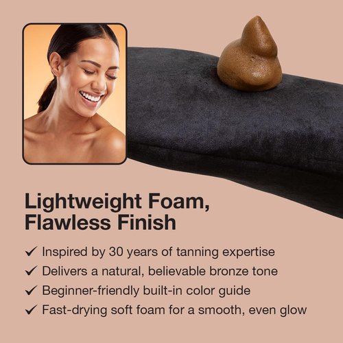 Fake Bake Flawless Self Tanning Mousse - Streak-Free, Long-Lasting Glow for All Skin Tones | 6.7 oz with Application Mitt