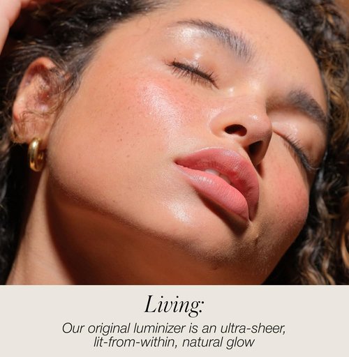 RMS Beauty Luminizer - Cream Highlighter for Luminous Dewy Skin | Versatile Makeup & Body Shimmer