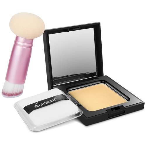 Acomler Root Touch Up Hair Color, Hairline Powder for Women Men, Root Touch Up, Gray Hair Cover Up Thinning, Root Cover Up Instantly, Root Touch Up Powder Includes Makeup Brush (Light Blonde, 0.42oz)