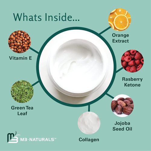 M3 Stretch Mark Cream - Collagen & Stem Cell Infused Maternity Skincare | Green Tea & Raspberry Ketones