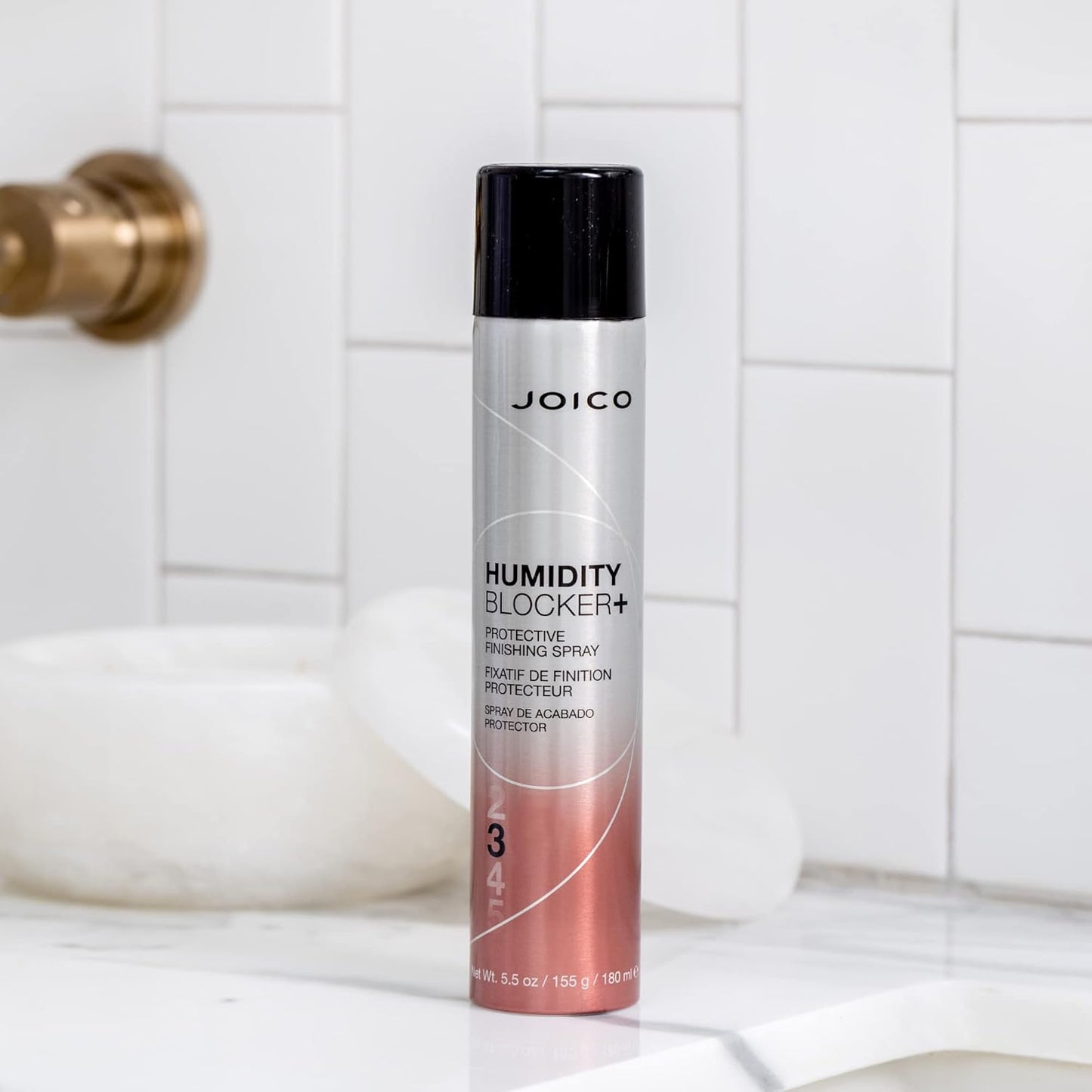 Joico Humidity Blocker+ Finishing Spray - Protect Against Heat & Humidity | Boost Shine & Reduce Frizz