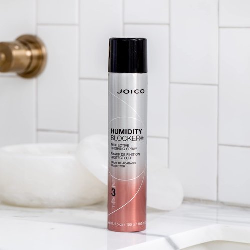 Joico Humidity Blocker+ Protective Finishing Spray | For Most Hair Types | Protect Against Heat, Humidity, & Pollution | Boost Shine | Eliminate Static | Reduce Frizz | Paraben & Sulfate Free