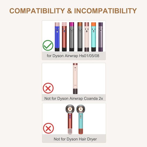 Dyson Hair Diffuser Attachment - Upgraded Large Diffuser for Fast Drying Curly Hair | Volume & Definition (Grey)