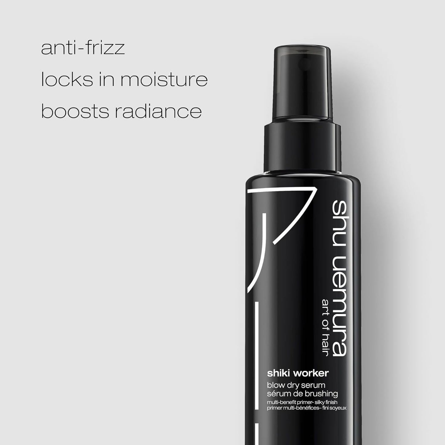 Shu Uemura Art of Hair Shiki Worker Multi-Benefit Hair Primer - Shine & Frizz Control, 5 Fl Oz
